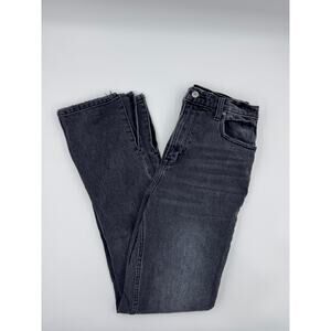 Abercrombie & Fitch Womens 90s Straight Ultra High Rise Black Jeans 26